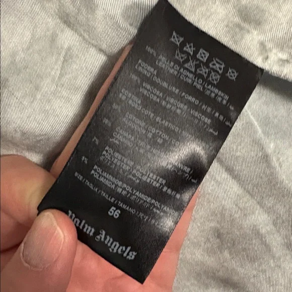 Palm Angels Italy Leather Bomber - Picture 8 of 13